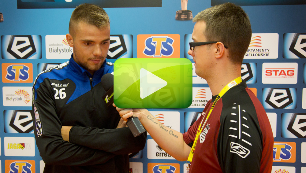 Jagiellonia Białystok - Sandecja 1-3 (1-1), Aleksander Kolev Jagiellonia Białystok - Sandecja 1-3 (1-1), Aleksander Kolev