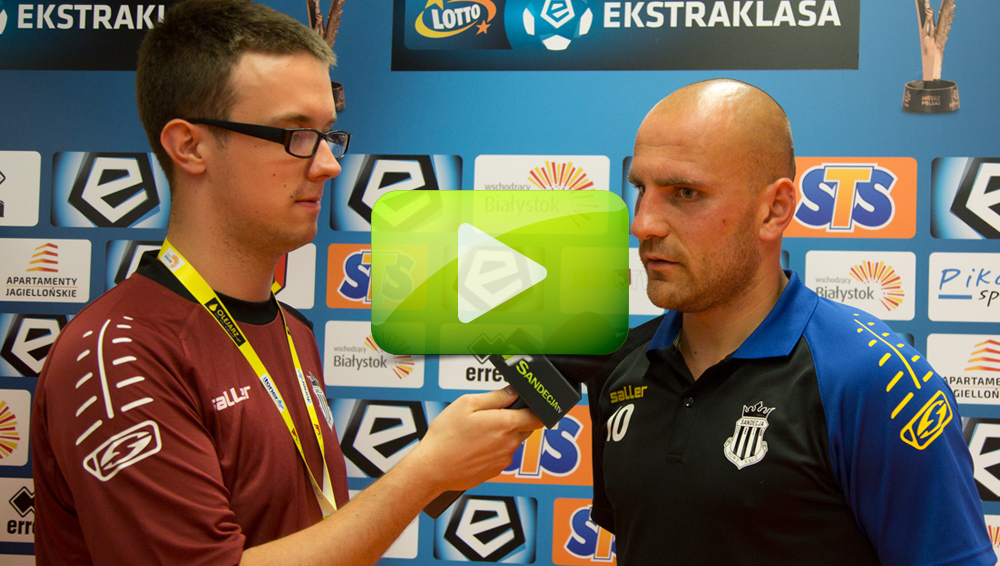 Jagiellonia Białystok - Sandecja 1-3 (1-1), Wojciech Trochim Jagiellonia Białystok - Sandecja 1-3 (1-1), Wojciech Trochim
