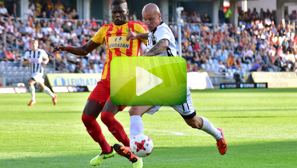 Korona Kielce - Sandecja 1-0 (0-0), skrót meczu Korona Kielce - Sandecja 1-0 (0-0), skrót meczu