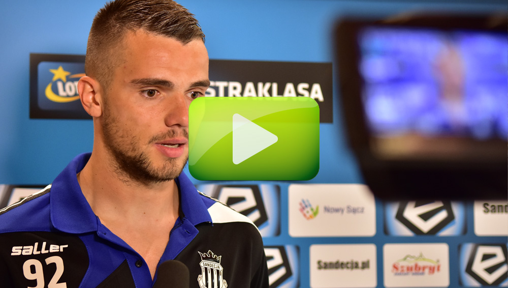 Sandecja - Śląsk Wrocław 1-1 (1-1), Aleksander Kolev Sandecja - Śląsk Wrocław 1-1 (1-1), Aleksander Kolev