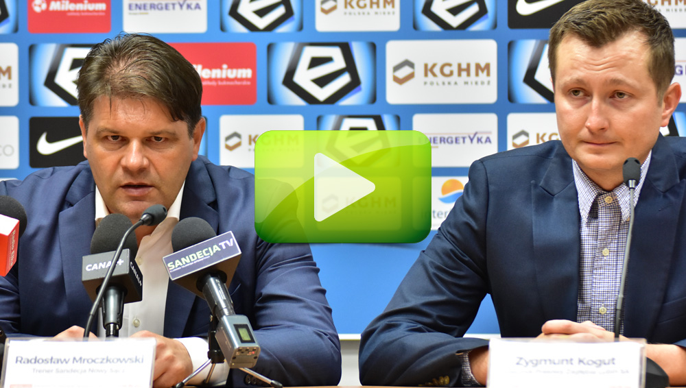 Zagłębie Lubin - Sandecja 1-0 (0-0), Radosław Mroczkowski Zagłębie Lubin - Sandecja 1-0 (0-0), Radosław Mroczkowski