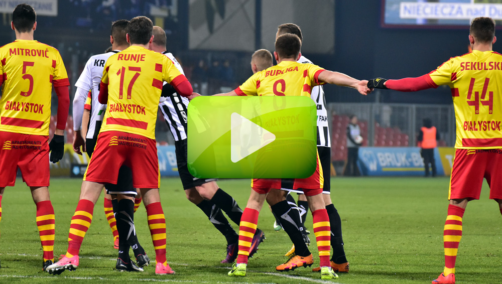 Sandecja - Jagiellonia Białystok 0-1 (0-0), skrót meczu