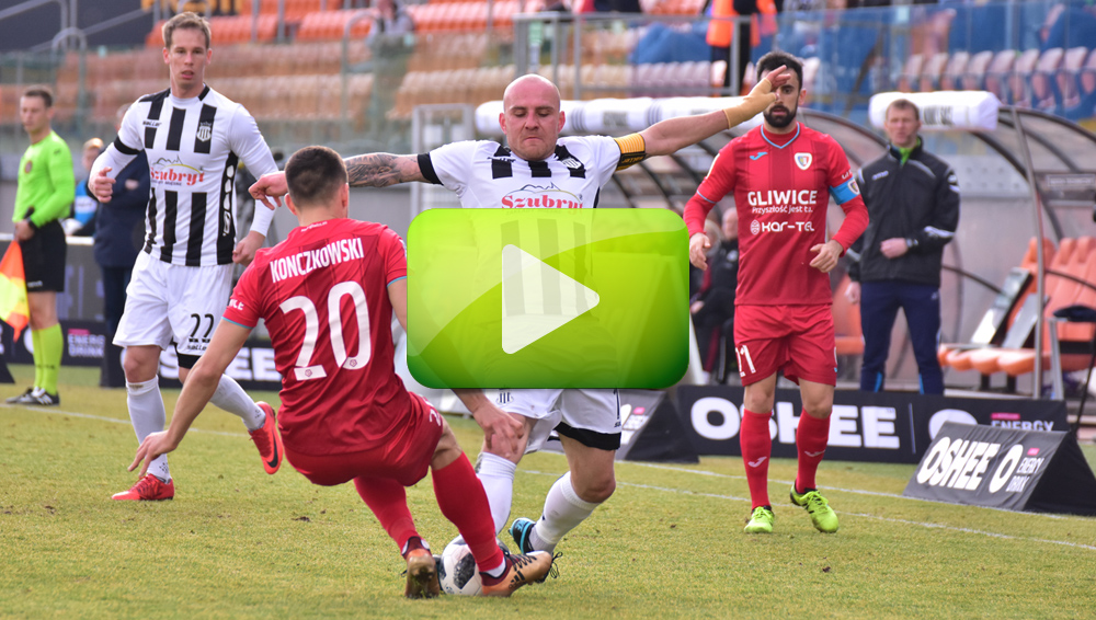Sandecja - Piast Gliwice 0-3 (0-2), skrót meczu Sandecja - Piast Gliwice 0-3 (0-2), skrót meczu