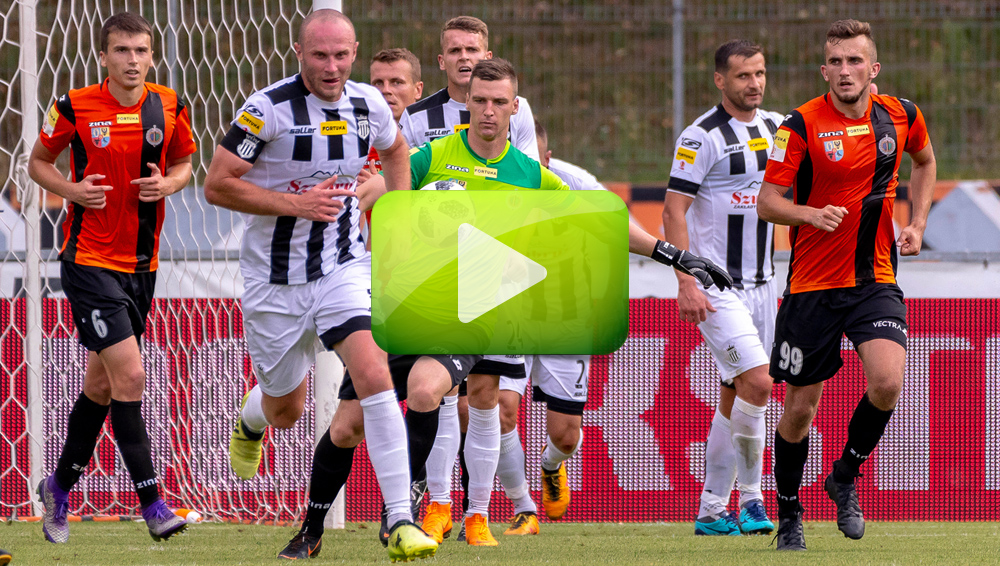 Chrobry Głogów - Sandecja 0-0, skrót meczu Chrobry Głogów - Sandecja 0-0, skrót meczu