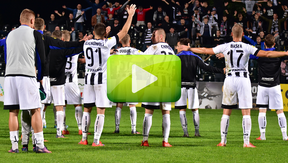 Sandecja - Bytovia Bytów 1-1 (1-0), doping kibiców Sandecja - Bytovia Bytów 1-1 (1-0), doping kibiców