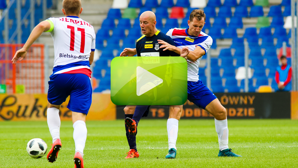 Podbeskidzie Bielsko Biała - Sandecja 1-1 (0-0), skrót meczu Podbeskidzie Bielsko Biała - Sandecja 1-1 (0-0), skrót meczu