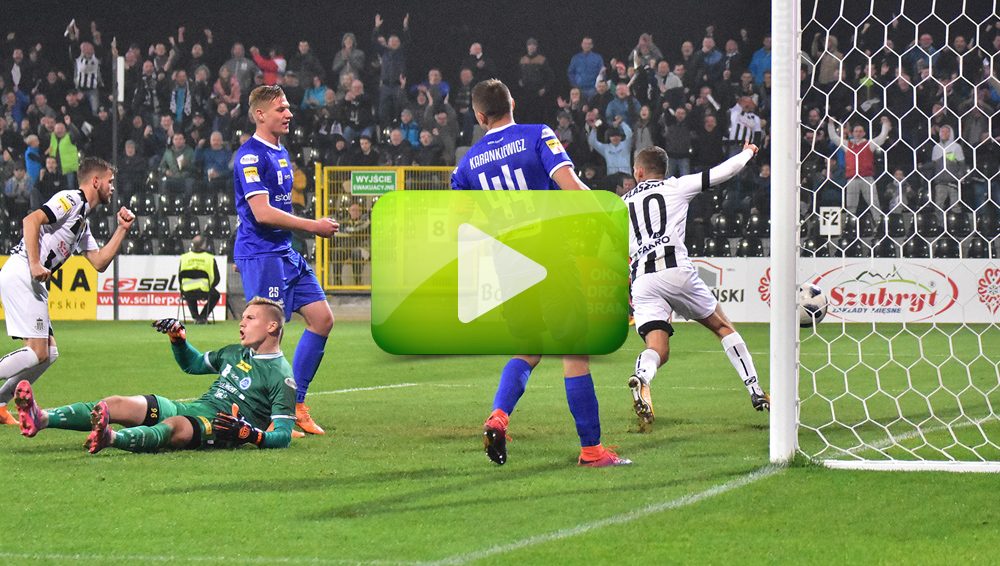 Sandecja - Wigry Suwałki 2-0 (1-0), skrót meczu Sandecja - Wigry Suwałki 2-0 (1-0), skrót meczu