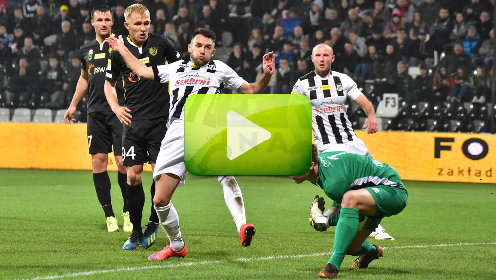 Sandecja - GKS 1962 Jastrzębie 1-1 (1-0), skrót meczu Sandecja - GKS 1962 Jastrzębie 1-1 (1-0), skrót meczu