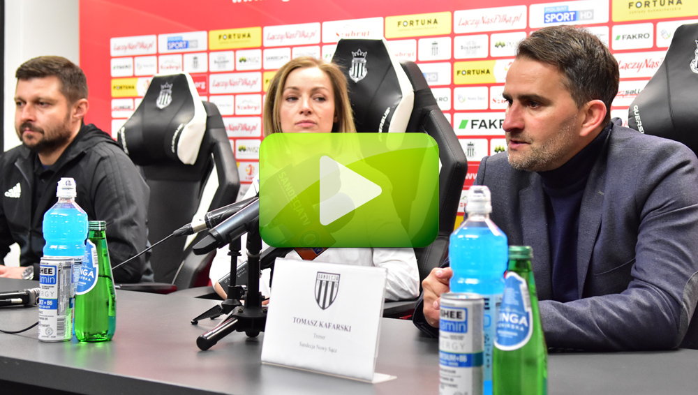 Sandecja - BrukBet Termalica Nieciecza 0-0, pomeczowa konferencja Sandecja - BrukBet Termalica Nieciecza 0-0, pomeczowa konferencja
