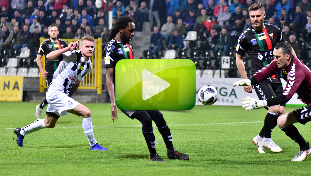Sandecja - GKS Tychy 1-3 (0-1), skrót meczu Sandecja - GKS Tychy 1-3 (0-1), skrót meczu