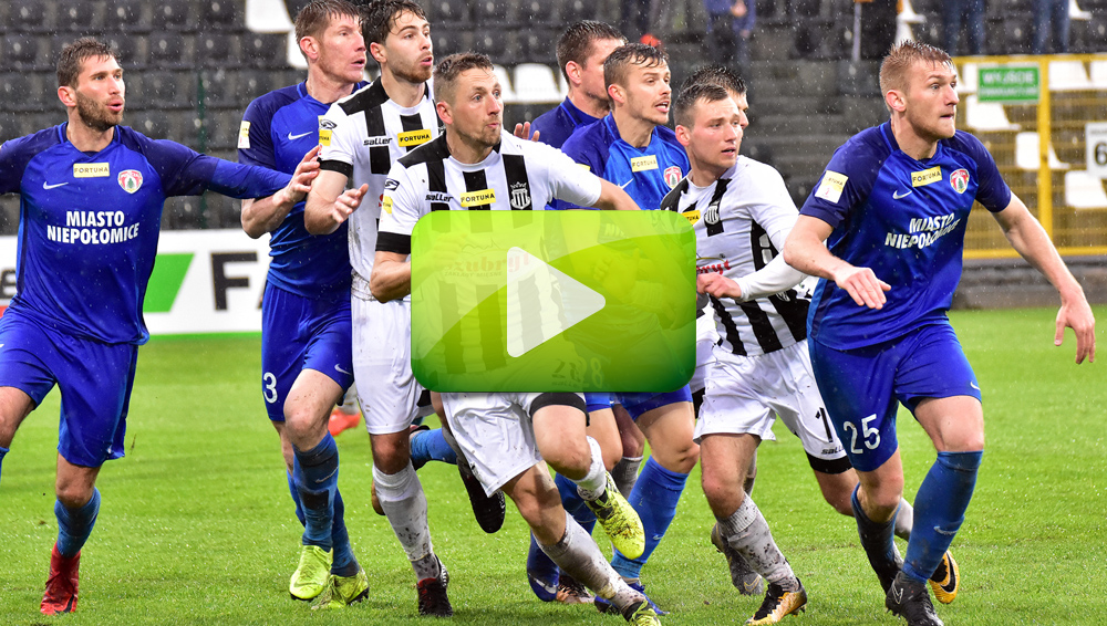 Sandecja - Puszcza Niepołomice 2-1 (1-0), skrót meczu Sandecja - Puszcza Niepołomice 2-1 (1-0), skrót meczu