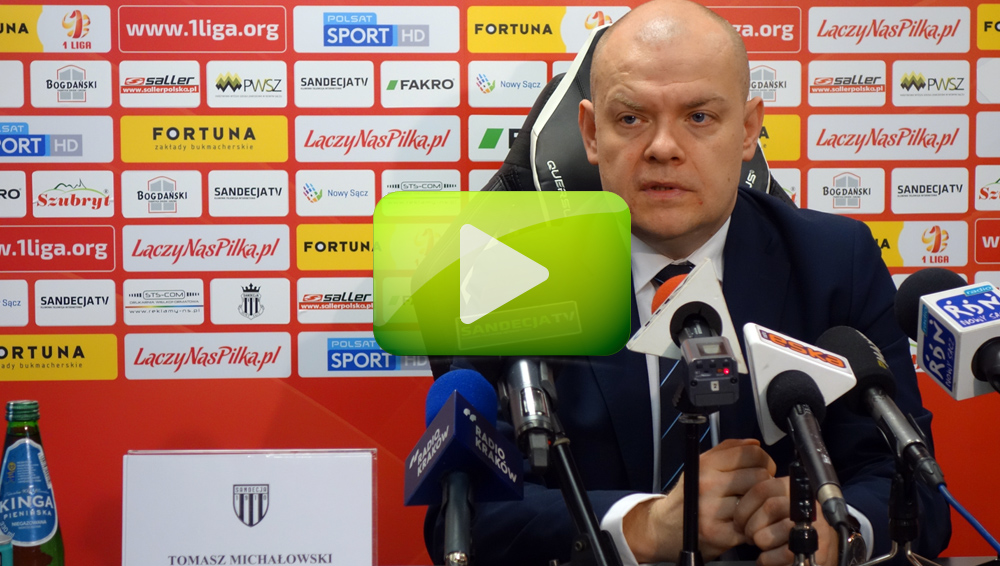 Briefing prasowy z udziałem Tomasza Michałowskiego Briefing prasowy z udziałem Tomasza Michałowskiego