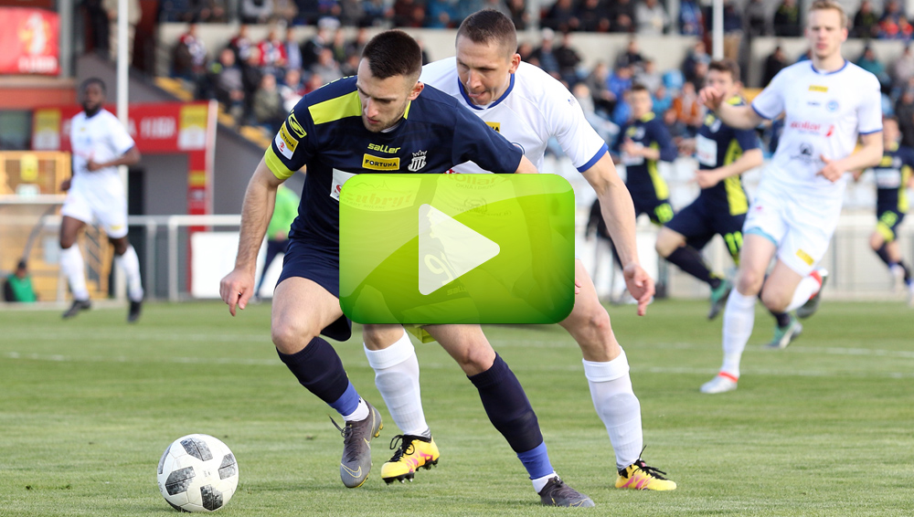 Wigry Suwałki - Sandecja 1-2 (1-1), gole Wigry Suwałki - Sandecja 1-2 (1-1), gole
