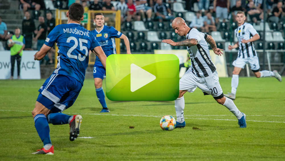 Sandecja - Miedź Legnica 1-2 (1-2), skrót meczu Sandecja - Miedź Legnica 1-2 (1-2), skrót meczu