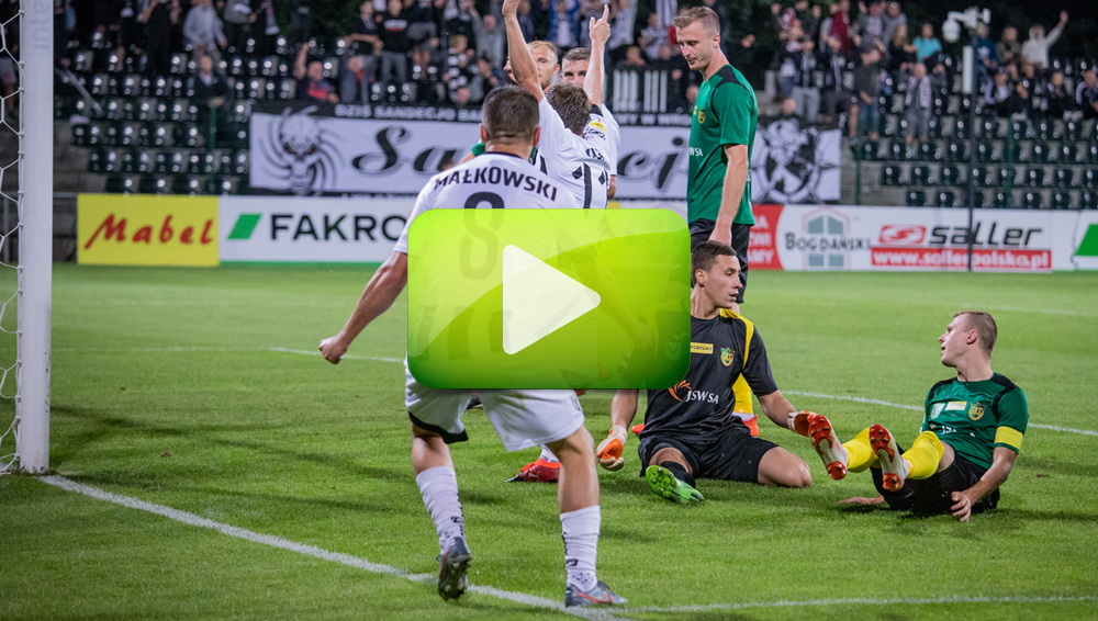 Sandecja - GKS 1962 Jastrzębie 1-1 (0-0), skrót meczu Sandecja - GKS 1962 Jastrzębie 1-1 (0-0), skrót meczu