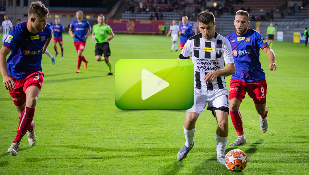 Odra Opole - Sandecja 1-1 (1-1), skrót meczu Odra Opole - Sandecja 1-1 (1-1), skrót meczu