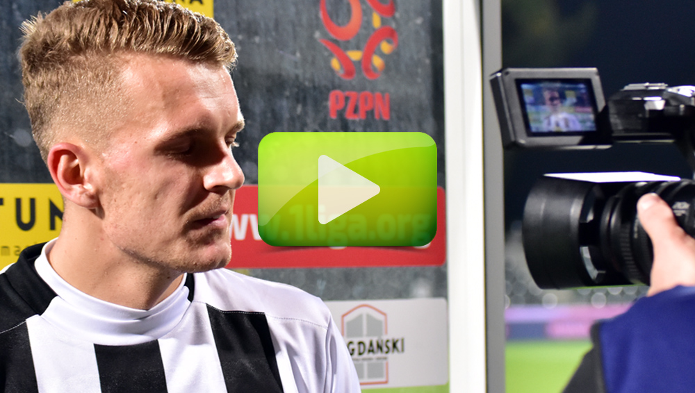 Sandecja - Chrobry Głogów 3-2 (2-0), Mariusz Gabrych Sandecja - Chrobry Głogów 3-2 (2-0), Mariusz Gabrych