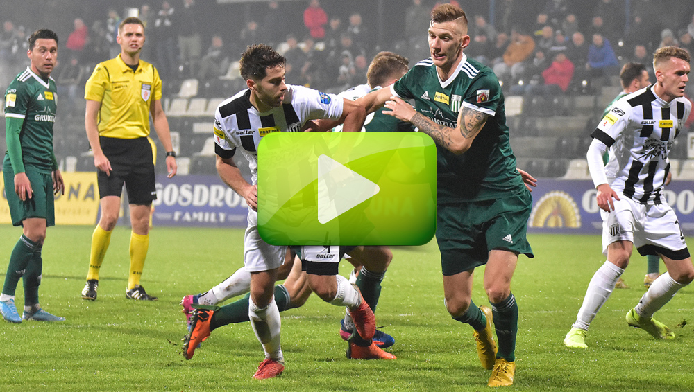 Sandecja - Olimpia Grudziądz 3-1 (2-0), skrót meczu