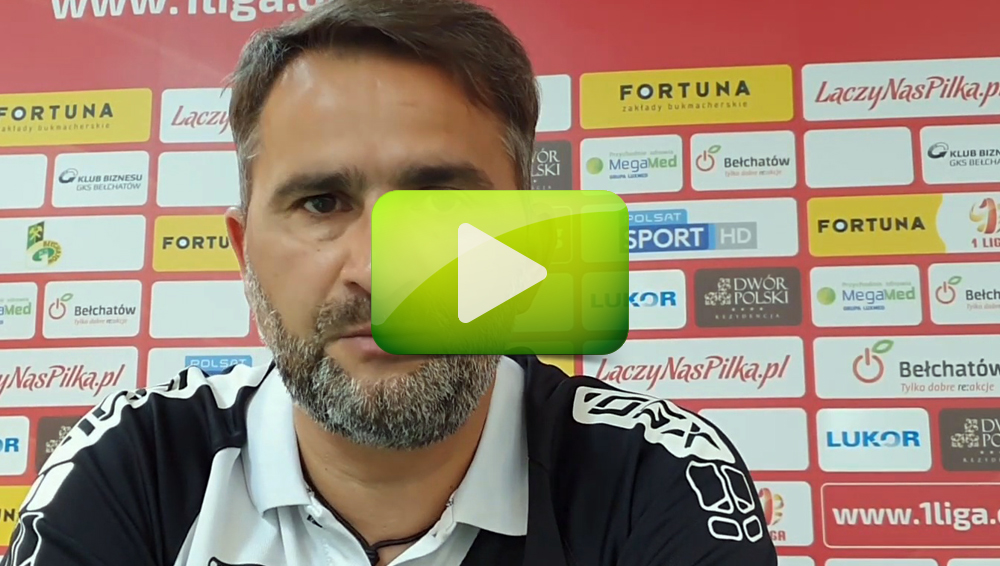 GKS Bełchatów - Sandecja 0-3 (0-3), Tomasz Kafarski GKS Bełchatów - Sandecja 0-3 (0-3), Tomasz Kafarski