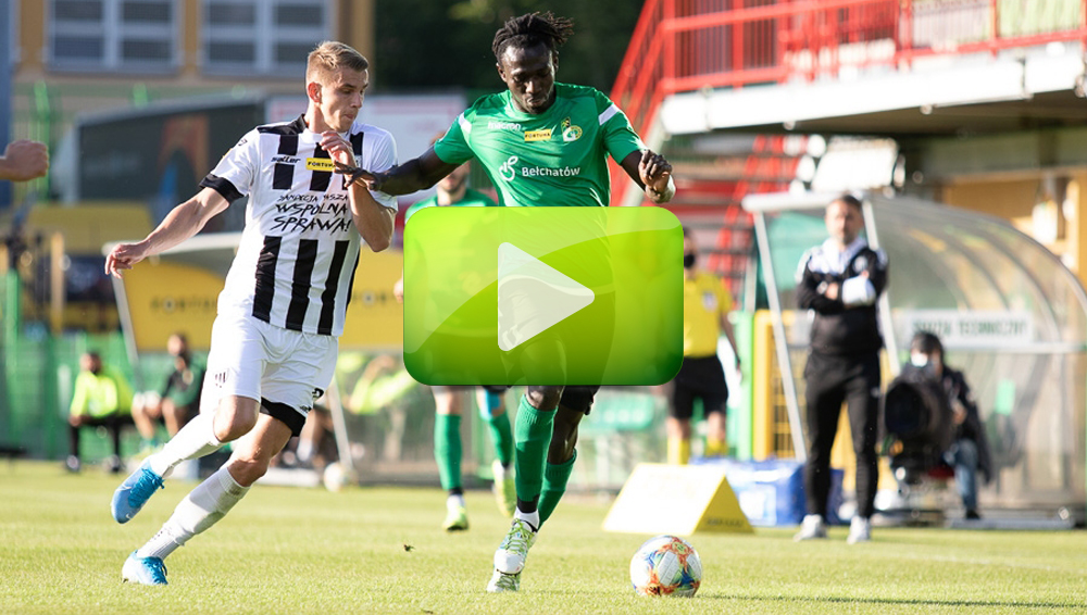GKS Bełchatów - Sandecja 0-3 (0-3), skrót meczu GKS Bełchatów - Sandecja 0-3 (0-3), skrót meczu