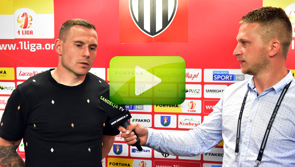 Sandecja - Radomiak 1-2 (0-1), Damian Chmiel Sandecja - Radomiak 1-2 (0-1), Damian Chmiel