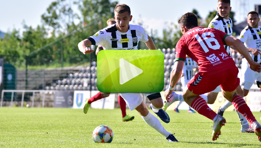 Sandecja - Zagłębie Sosnowiec 1-1 (0-1), skrót meczu Sandecja - Zagłębie Sosnowiec 1-1 (0-1), skrót meczu