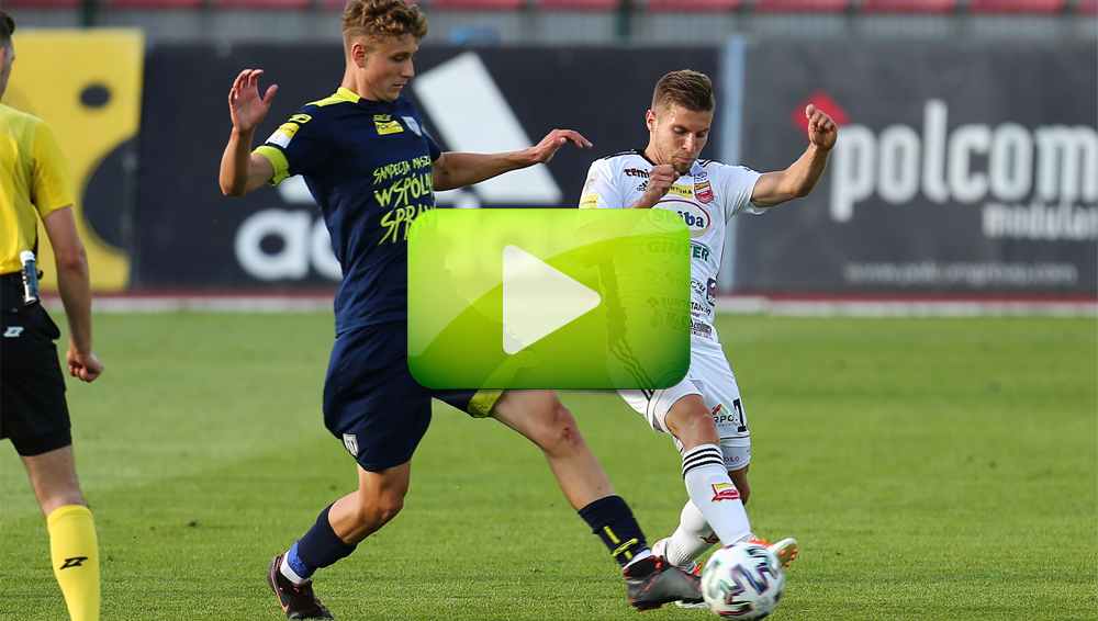 Chojniczanka - Sandecja 2-1 (1-0), skrót meczu Chojniczanka - Sandecja 2-1 (1-0), skrót meczu