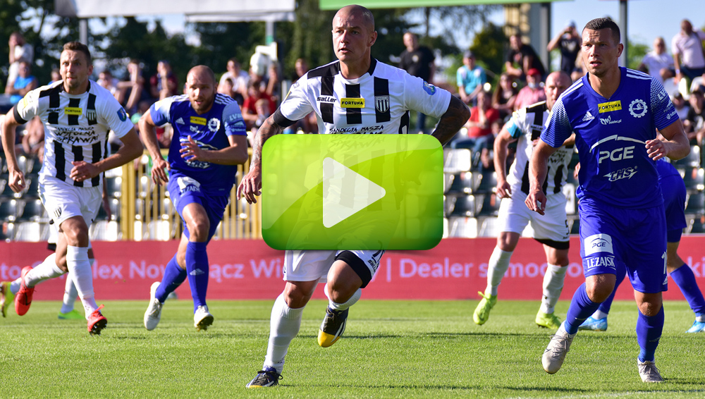 Sandecja - Stal Mielec 2-1 (2-1), skrót meczu Sandecja - Stal Mielec 2-1 (2-1), skrót meczu