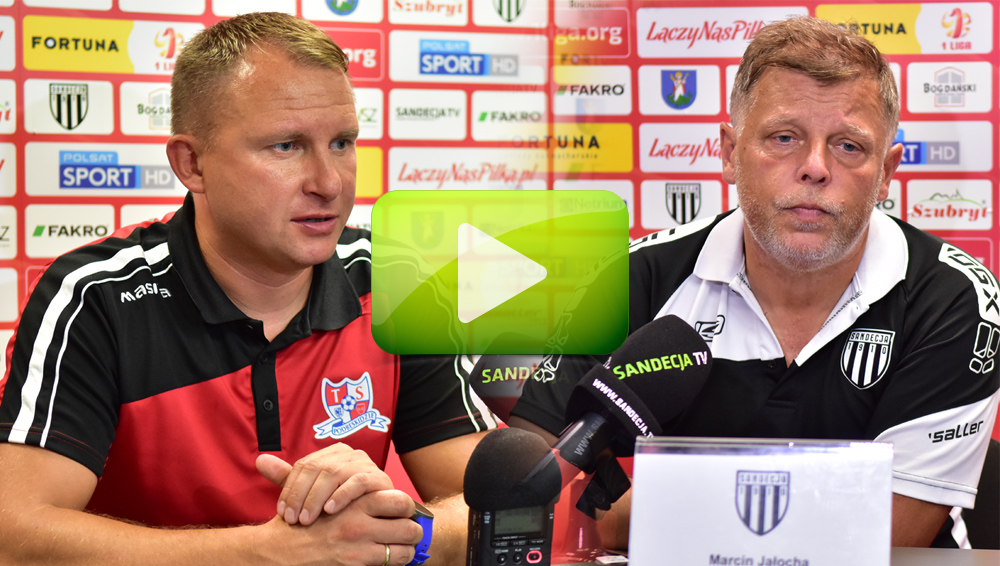 Sandecja - Podbeskidzie Bielsko Biała 1-0 (1-0), pomeczowa konferencja Sandecja - Podbeskidzie Bielsko Biała 1-0 (1-0), pomeczowa konferencja