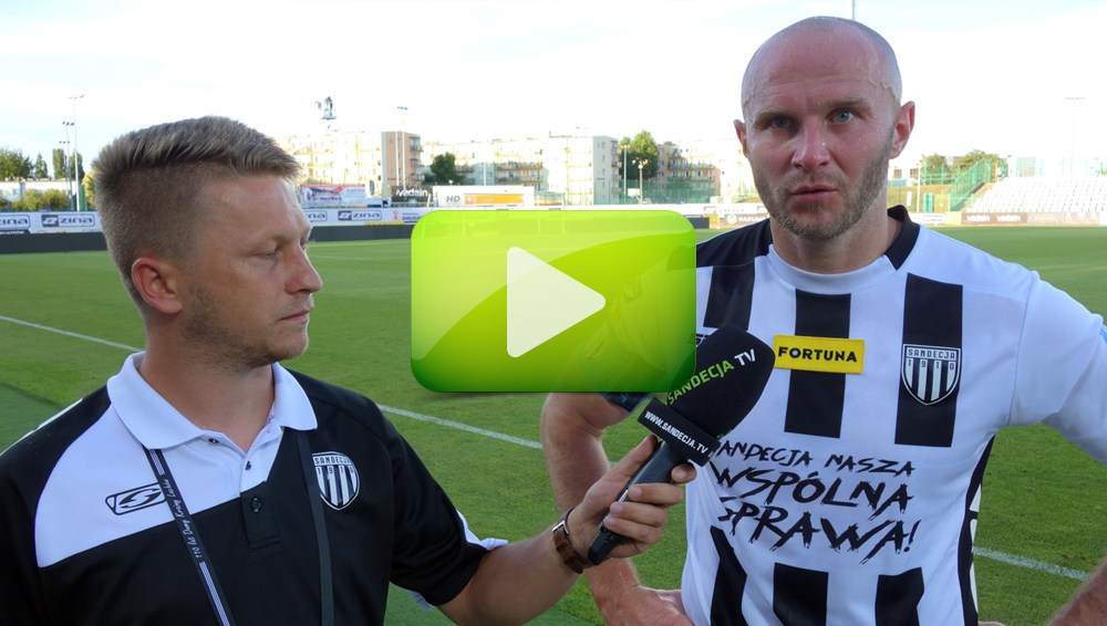 Olimpia Grudziądz - Sandecja 0-0, Dawid Szufryn Olimpia Grudziądz - Sandecja 0-0, Dawid Szufryn