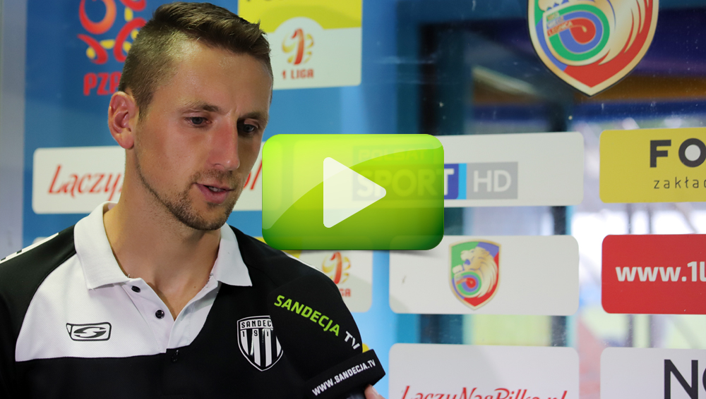 Miedź Legnica - Sandecja 3-1 (0-0), Michal Piter Bucko Miedź Legnica - Sandecja 3-1 (0-0), Michal Piter Bucko