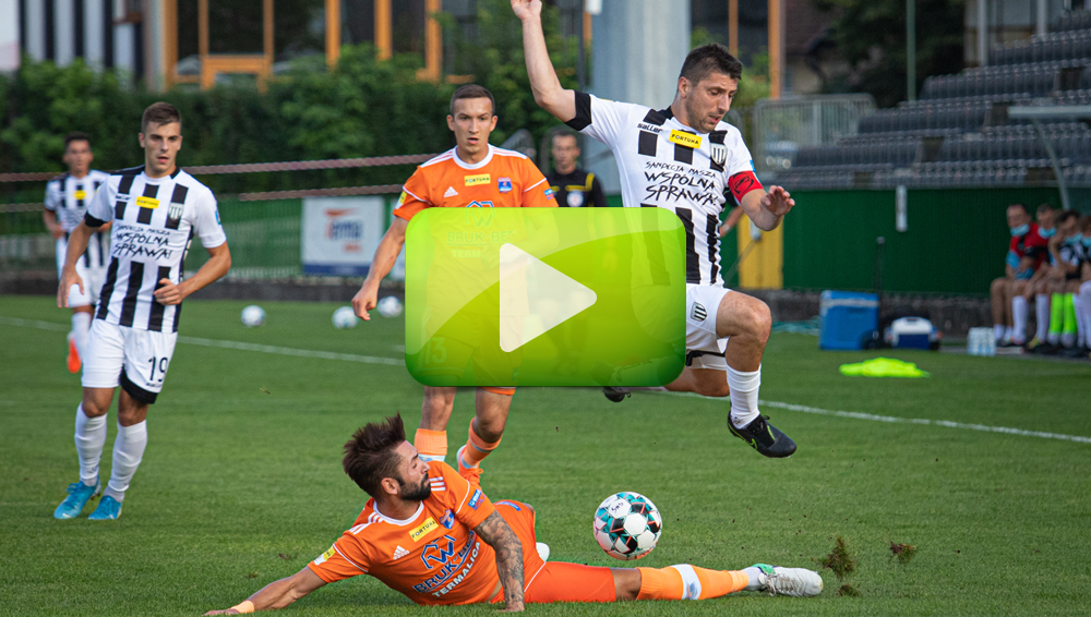 Sandecja - BrukBet Termalica 0-1 (0-0), skrót meczu Sandecja - BrukBet Termalica 0-1 (0-0), skrót meczu