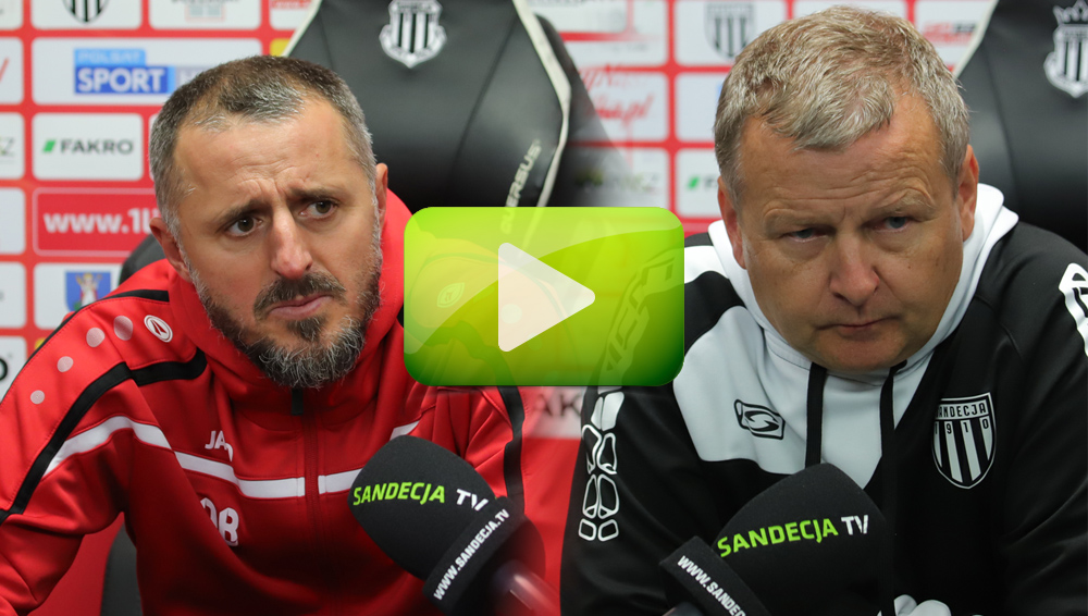 Sandecja - Odra Opole 1-2 (0-1), pomeczowa konferencja Sandecja - Odra Opole 1-2 (0-1), pomeczowa konferencja
