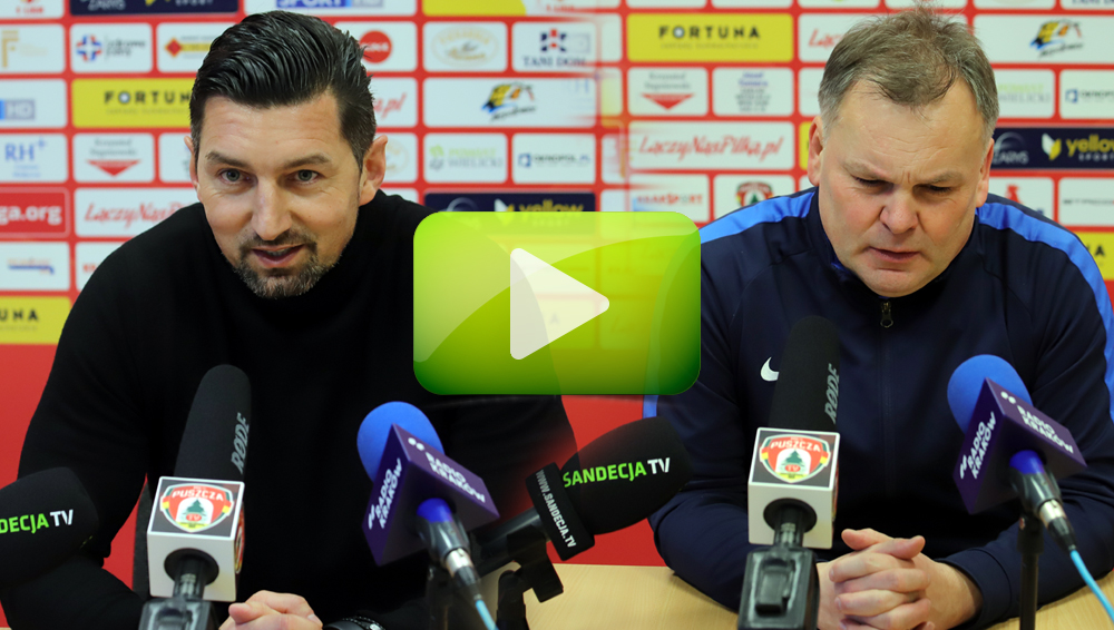 Puszcza Niepołomice - Sandecja 0-1 (0-0), pomeczowa konferencja Puszcza Niepołomice - Sandecja 0-1 (0-0), pomeczowa konferencja