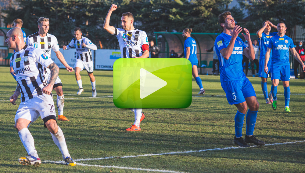 Puszcza Niepołomice - Sandecja 0-1 (0-0), skrót meczu Puszcza Niepołomice - Sandecja 0-1 (0-0), skrót meczu