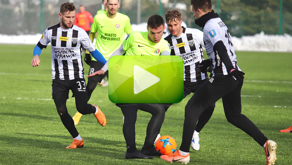 Sandecja - Puszcza Niepołomice 1-3 (0-1), sparing - gole Sandecja - Puszcza Niepołomice 1-3 (0-1), sparing - gole
