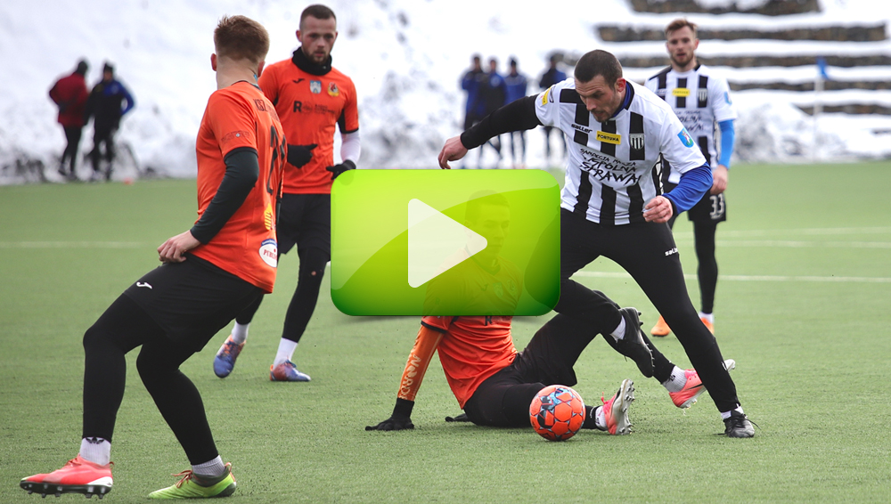 Sandecja - KSZO 1929 Ostrowiec 1-1 (0-0), skrót sparingu Sandecja - KSZO 1929 Ostrowiec 1-1 (0-0), skrót sparingu